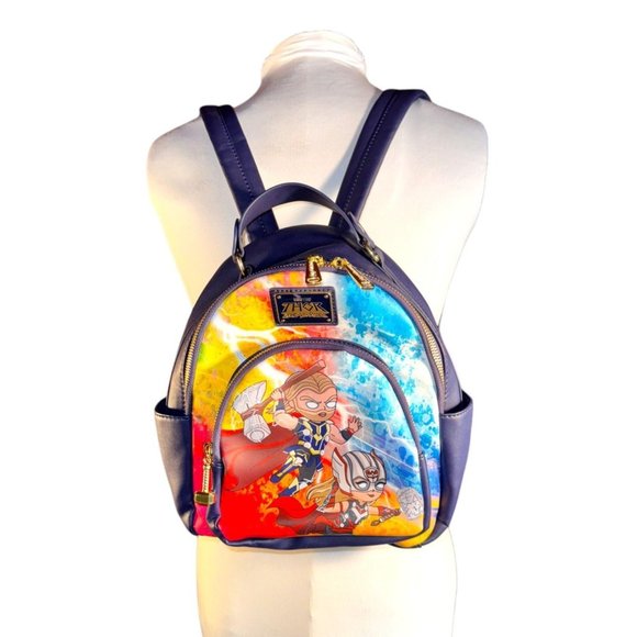 Loungefly Marvel Studios Thor: Love and Thunder Mini Back Pack - Picture 1 of 14